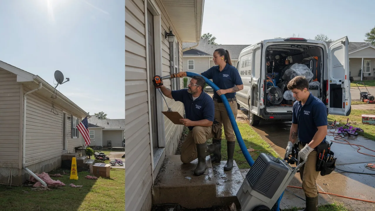 Ceiling Water Damage Restoration in Osseo, MI near me